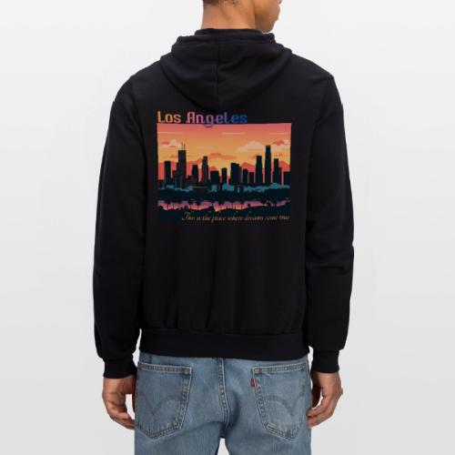 L.A. This is the place where dreams come true - Unisex Full Zip Hoodie