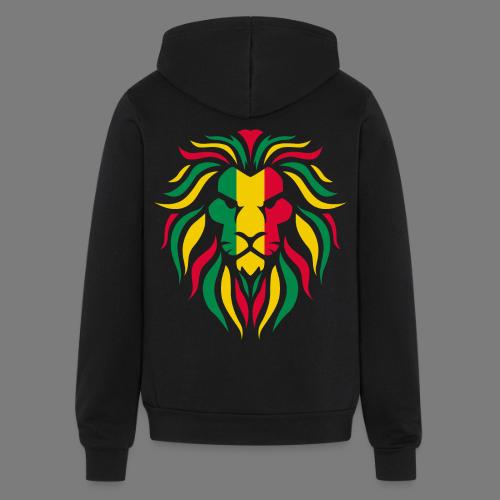 Reggae Lion & Cannabis Freedom Design - Unisex Full Zip Hoodie