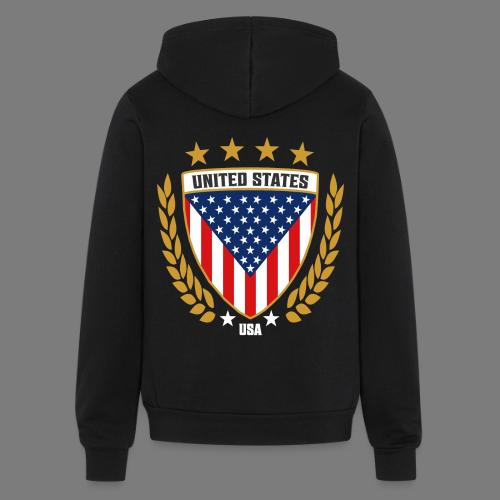 United States - Stars and Stripes USA T-Shirts - Unisex Full Zip Hoodie
