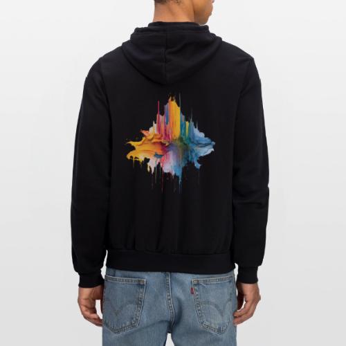 Impasto Spectrum - Unisex Full Zip Hoodie