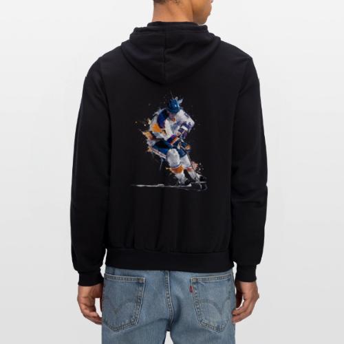Hockey: Icy Streaks - Unisex Full Zip Hoodie