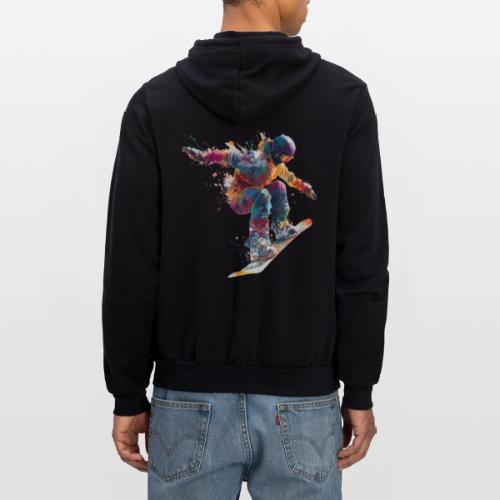 Snowboarding: Frozen Flight - Unisex Full Zip Hoodie
