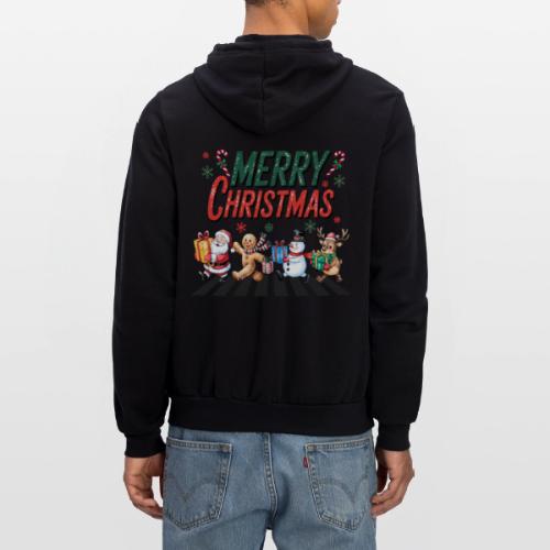 Christmas Collection Merry Christmas Crossing #1 - Unisex Full Zip Hoodie