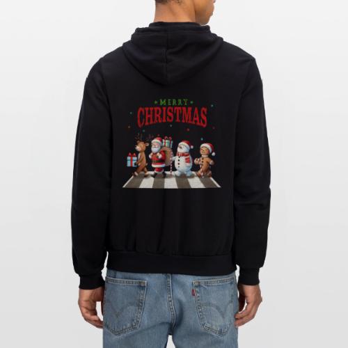 Christmas Collection - Piano Crossing #2 - Unisex Full Zip Hoodie