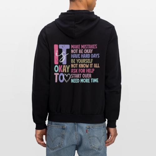 Harmony Collection - It s Okay To Make Mistakes - Unisex Full Zip Hoodie