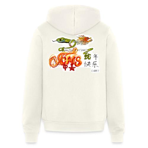 Lunar New Year 2025 MS Design Winner: Claire Y - Unisex Full Zip Hoodie