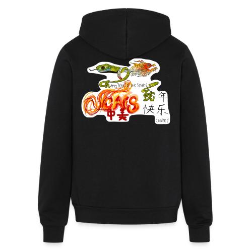 Lunar New Year 2025 MS Design Winner: Claire Y - Unisex Full Zip Hoodie