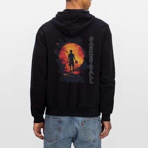 Basketball Blaze - Unisex Full Zip Hoodie