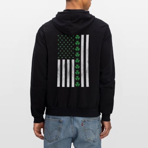 Irish American - Unisex Full Zip Hoodie