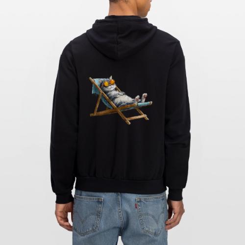 Sunshine Cat Mode - Unisex Full Zip Hoodie