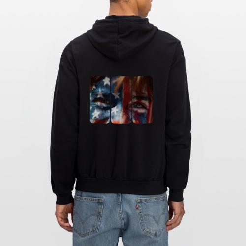 USA: Stars in Their Eyes - Unisex Full Zip Hoodie