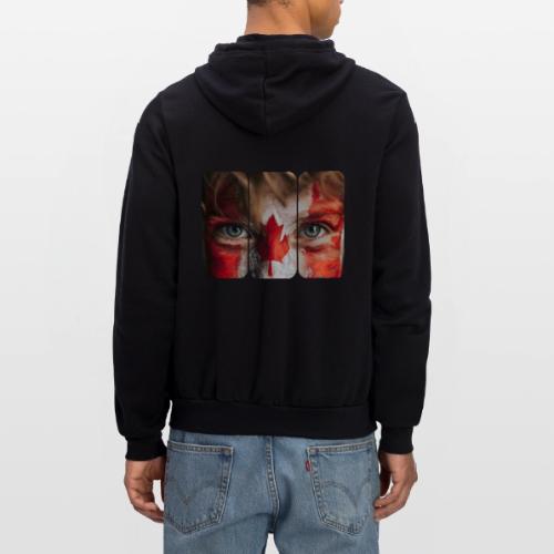 Canada: Maple Leaf Gaze - Unisex Full Zip Hoodie