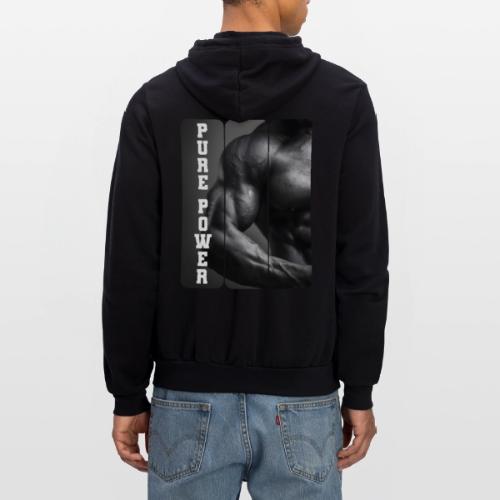 Bodybuilding: Pure Power - Unisex Full Zip Hoodie