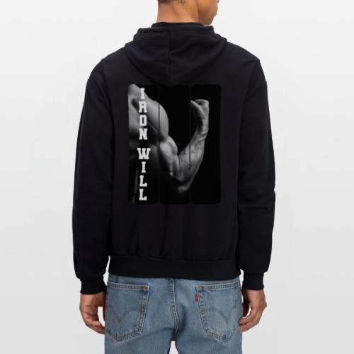 Bodybuilding: Iron Will - Unisex Full Zip Hoodie