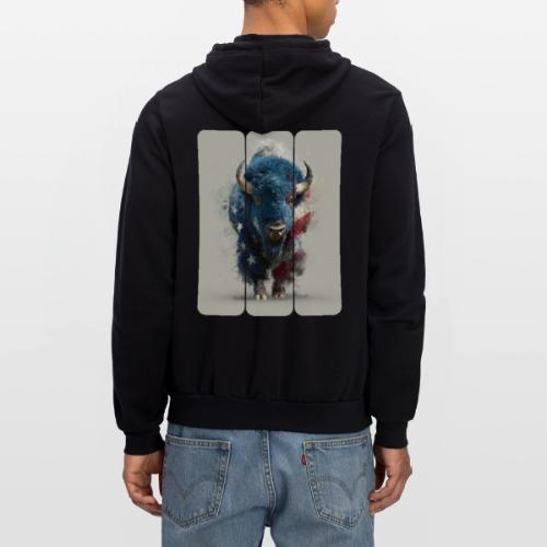 USA: Spirit of the Plains - Unisex Full Zip Hoodie