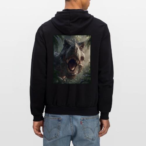 T Rex Jungle Roar Design - Unisex Full Zip Hoodie