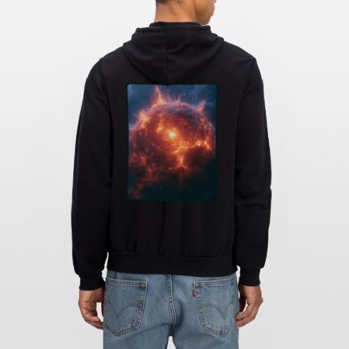 Exploding Supernova Space Art - Unisex Full Zip Hoodie