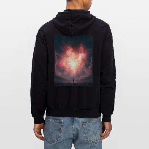 Supernova Sky Sci-Fi Artwork - Unisex Full Zip Hoodie