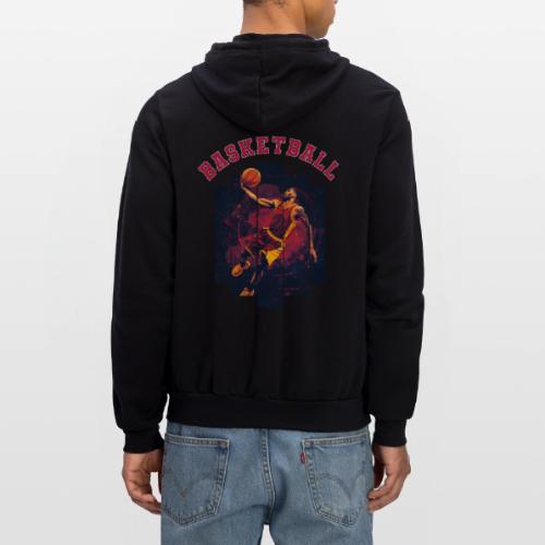 Basketball Spirit - Unisex Full Zip Hoodie