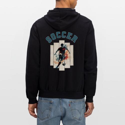 Soccer Mode On - Unisex Full Zip Hoodie