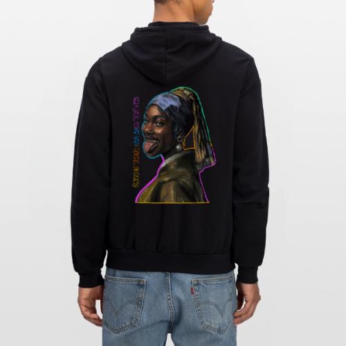 Merch of The Girl With The Pearl Earring by cye - Unisex Full Zip Hoodie