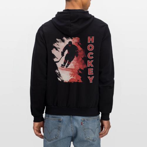 Hockey Fire - Unisex Full Zip Hoodie