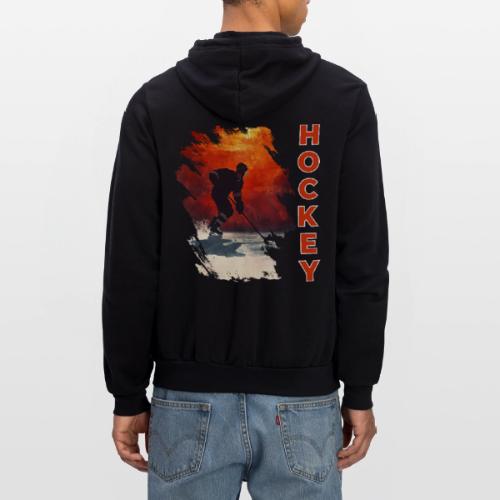 Hockey Vibes - Unisex Full Zip Hoodie