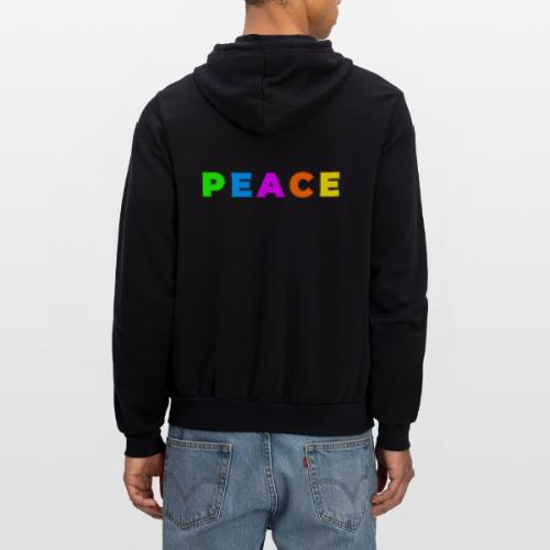 Peace in Every Color - Unisex Full Zip Hoodie