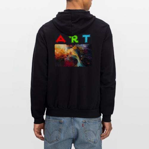 Waves of Art - Unisex Full Zip Hoodie