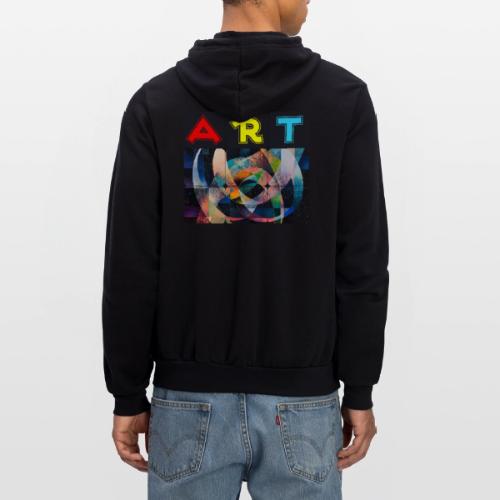 Art of Stripes and Shades - Unisex Full Zip Hoodie