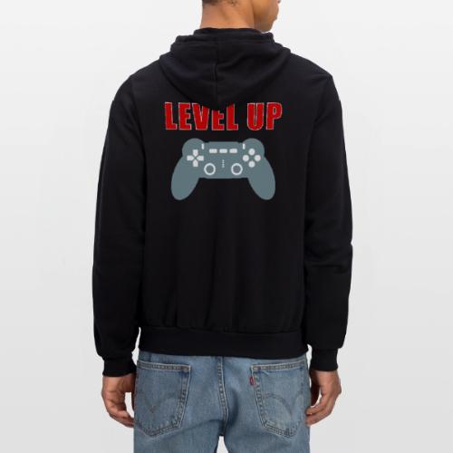 Level Up Gamer Controller Apparel - Unisex Full Zip Hoodie
