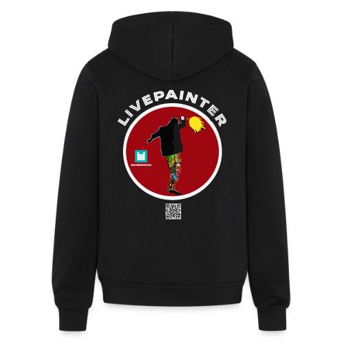 Livepainter Red Dot - Unisex Full Zip Hoodie