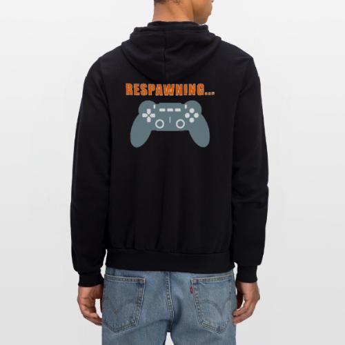 Respawning Gamer Controller Design - Unisex Full Zip Hoodie