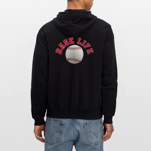 Baseball: Base Life Vibes - Unisex Full Zip Hoodie