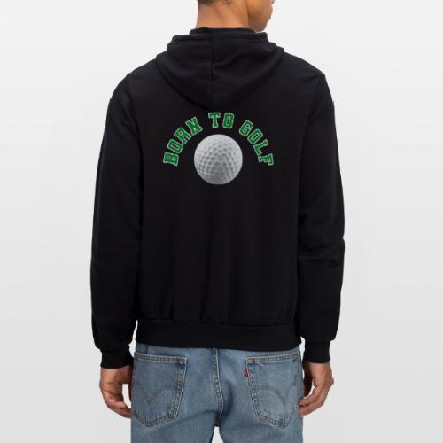 Born to Golf - Unisex Full Zip Hoodie