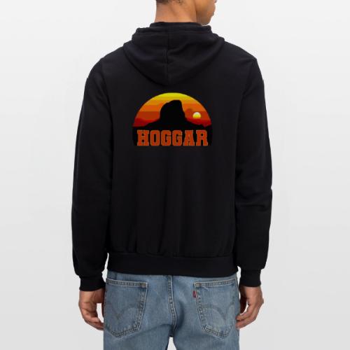 Algeria: Hoggar Desert Horizon - Unisex Full Zip Hoodie