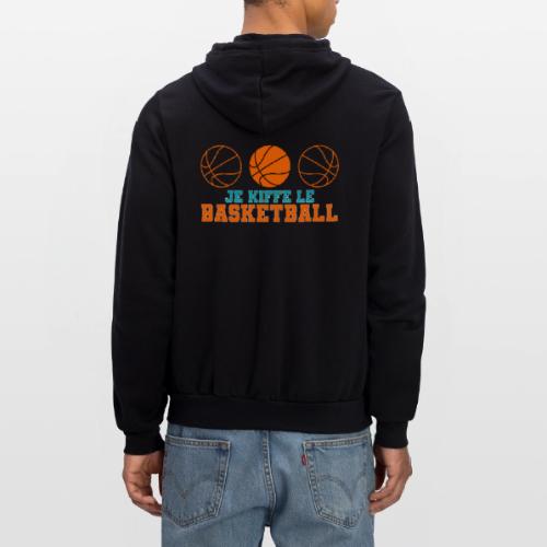 I love basketball - Unisex Full Zip Hoodie