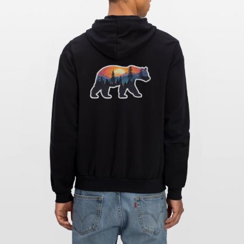 Mountain Spirit Bear - Unisex Full Zip Hoodie