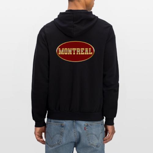 Montreal in Gold - Unisex Full Zip Hoodie