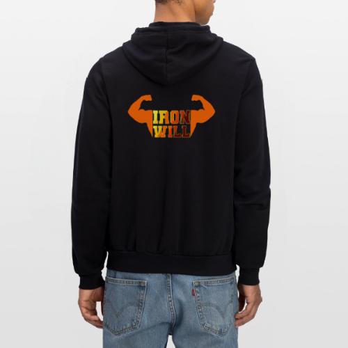 Bodybuilding: Iron Will Power - Unisex Full Zip Hoodie