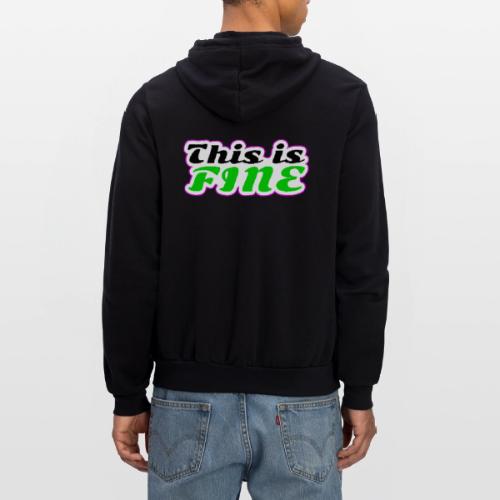 This Is Fine Balance - Unisex Full Zip Hoodie