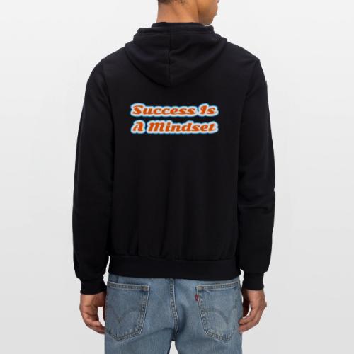 Success Is a Mindset — Motivational Glow Script - Unisex Full Zip Hoodie