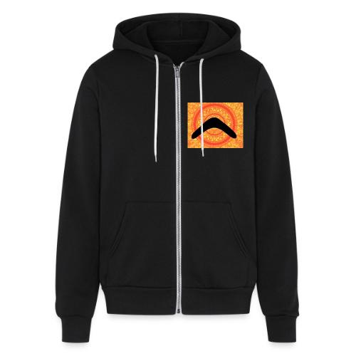 Boorook Indigenous Arts The Spirit Returms - Unisex Full Zip Hoodie