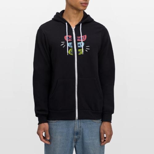 Bonjour Hola Hello Shirts - Unisex Full Zip Hoodie