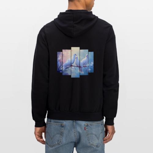 Symbols of Peace and Serenity - Unisex Full Zip Hoodie