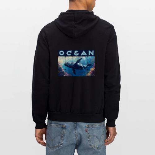 Ocean: Majestic Deep - Unisex Full Zip Hoodie