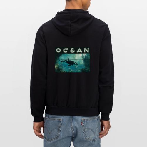 Ocean: Silent Hunter - Unisex Full Zip Hoodie