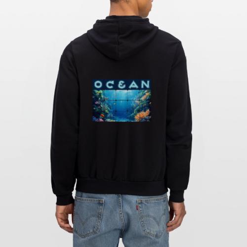 Ocean: Tropical Drift - Unisex Full Zip Hoodie