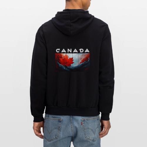 Canada Icon in Color - Unisex Full Zip Hoodie