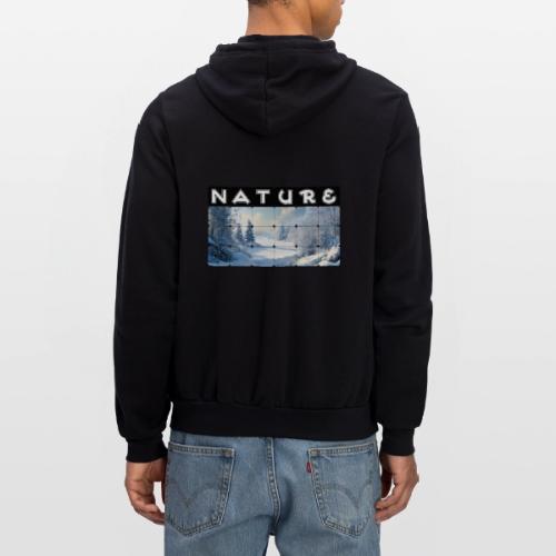 Nature: Frozen Horizon - Unisex Full Zip Hoodie